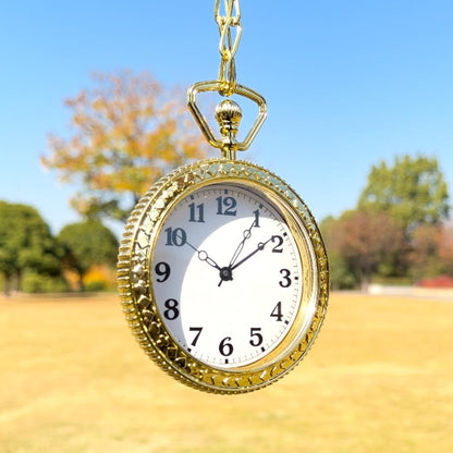 HOTHoncloud 3.7'' Gold Pocket Watch Prop Themed Costume Accessory | NO FUNCTION For Halloween Cosplay Costume Parties Theater Shows And Themed Events