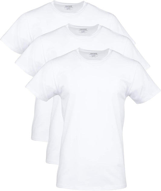 HOTGildan Men's Cotton Stretch T-Shirts, Multipack