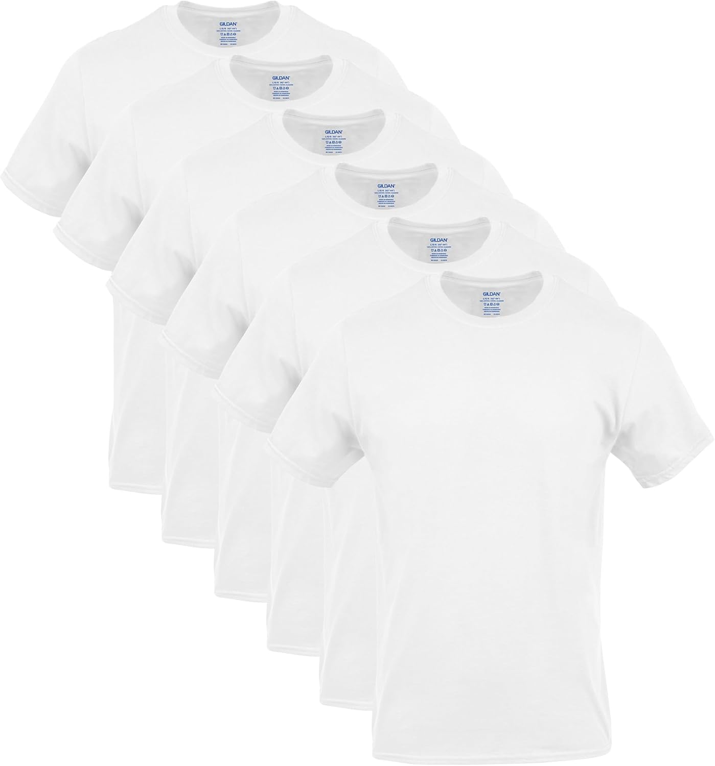 HOTGildan Men's Crew T-Shirts, Multipack, Style G1100