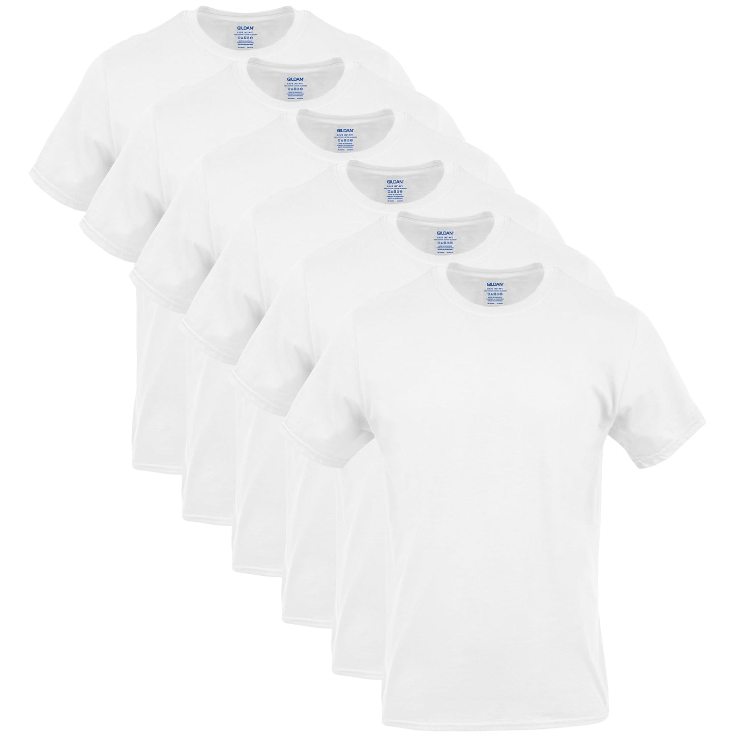 HOTGildan Men's Crew T-Shirts, Multipack, Style G1100