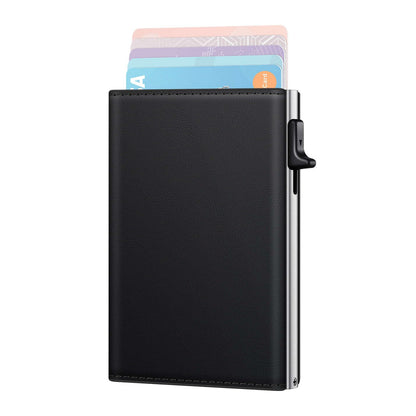 HOTSmall Wallet Women RFID Blocking Slim Card Wallet - Compact Credit Card Holder for 9-12 Cards with Cash Slot & Clear ID Window, Birthday Gifts for Women