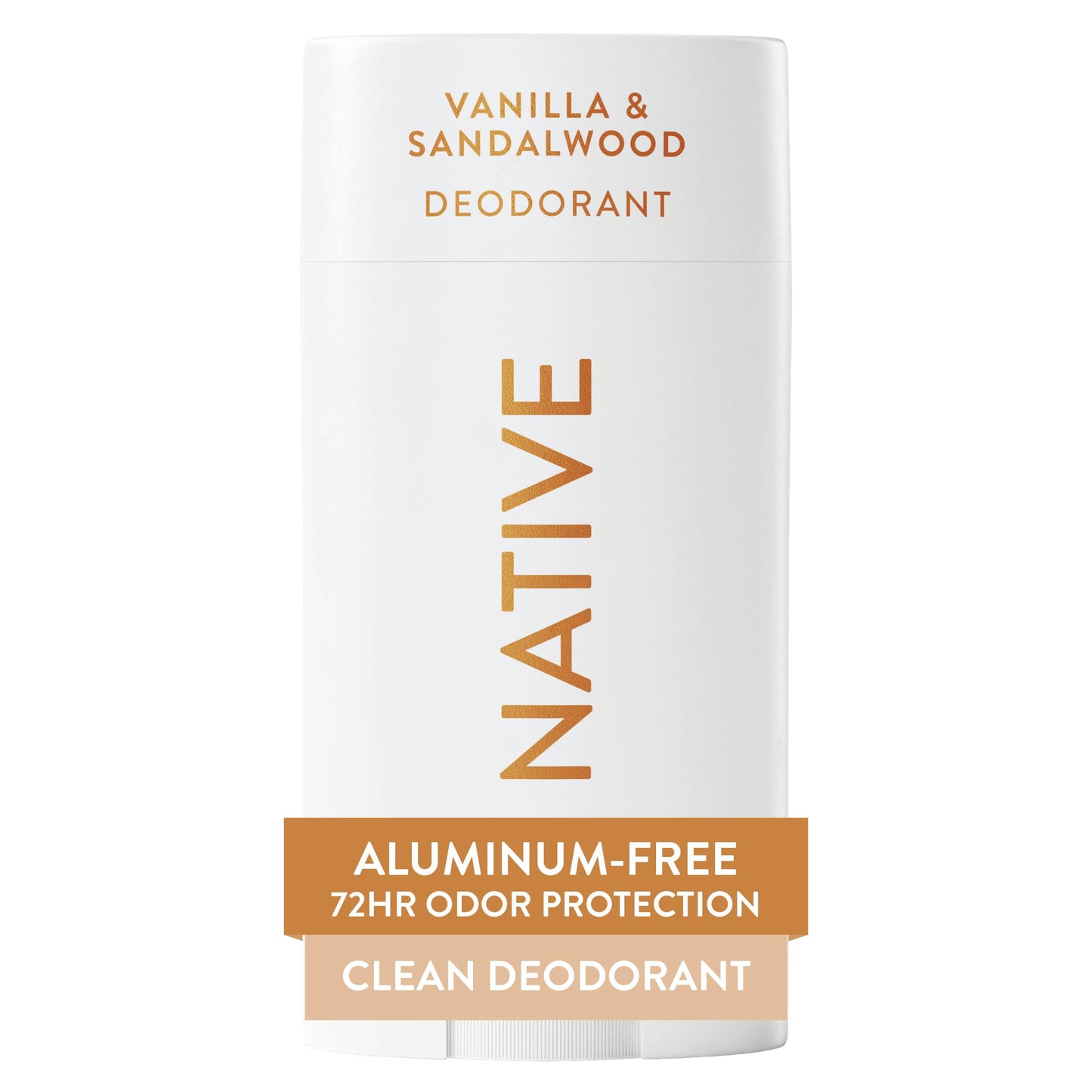 HOTNative Deodorant Contains Naturally Derived Ingredients, 72 Hour Odor Control, Deodorant for Women and Men, Aluminum Free, Coconut & Vanilla 2.65oz