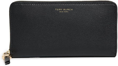 HOTTory Burch Women's Romy Zip Continental Wallet, Black, One Size