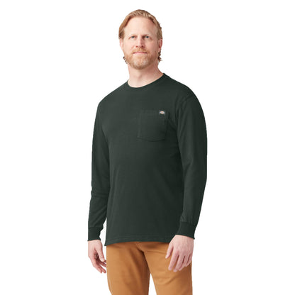 HOTDickies Men's Big and Tall Long Sleeve Heavyweight Crew Neck