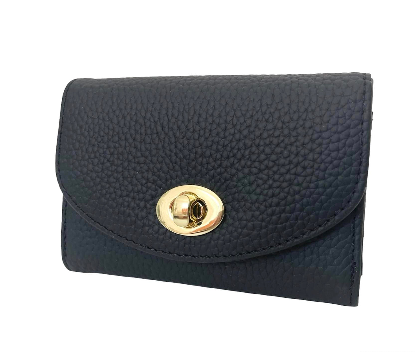 HOTLuxury Quilted Leather Card Holder Wallet Credit Card Holder Wallet Small Wallet Compact Wallet Coin Purse Business Card Holder Gift for Women Gift for Girl (Beige)