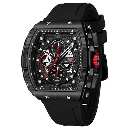 HOTMini Focus Men's Watch Fashion Sport Wrist Watches (Chronograph/Waterproof/Luminous/Calendar) Silicon Strap Quartz Watches for Men