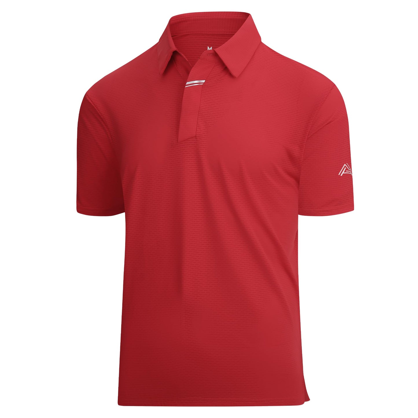 HOTEsabel.C Jacquard Golf Shirts for Men Dry Fit Short Sleeve Collared Polo | Moisture Wicking, Athletic Fit, 4-Way Stretch for Comfort, Wrinkle Free, Lightweight, Ideal for Golf, Casual & Work Wear