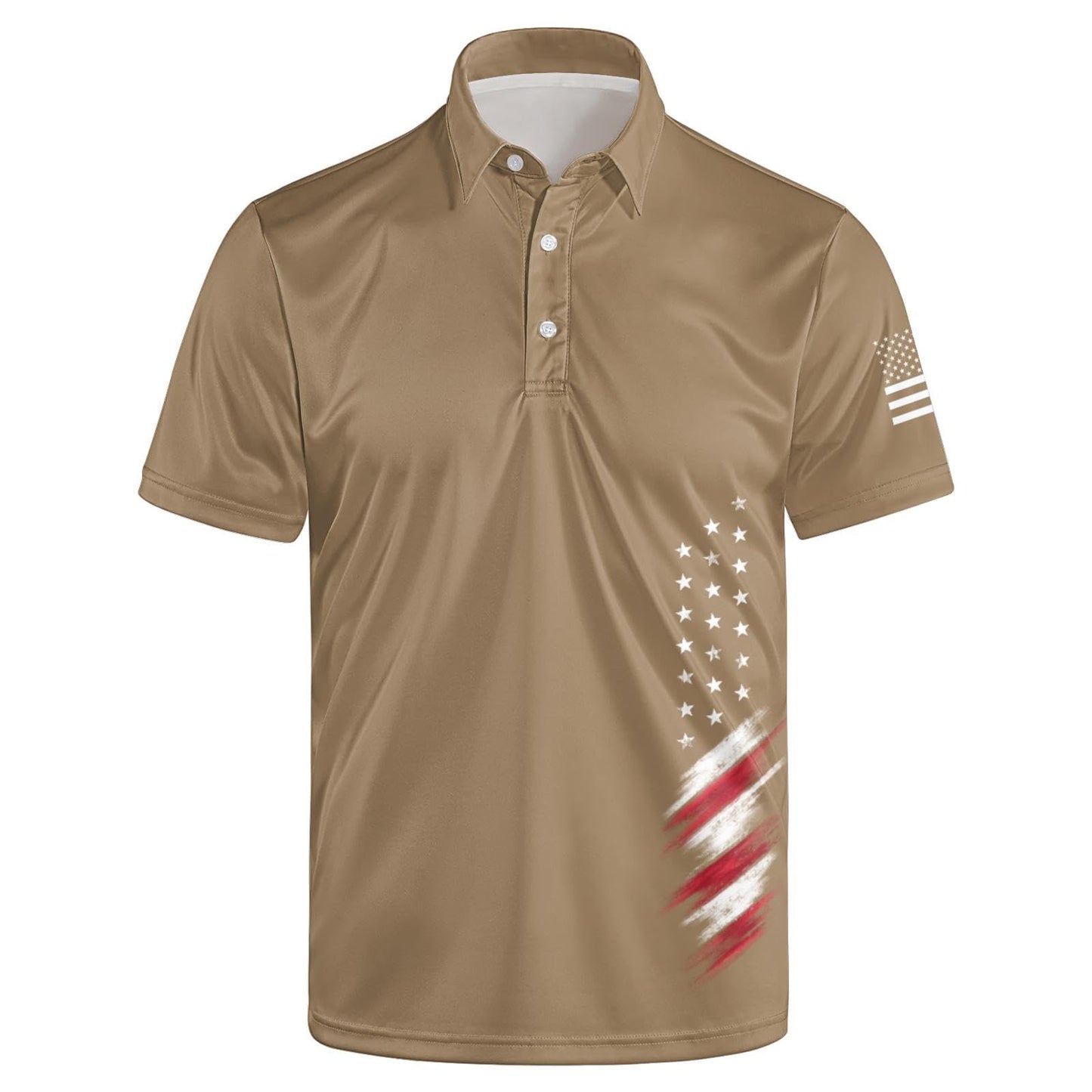 HOTGolf Polos for Men Funny Moisture Wicking Golf Shirts Performance Quick-Dry Polo Shirts Short Sleeve