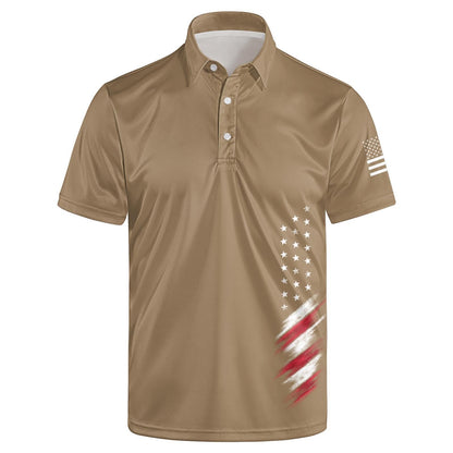 HOTGolf Polos for Men Funny Moisture Wicking Golf Shirts Performance Quick-Dry Polo Shirts Short Sleeve