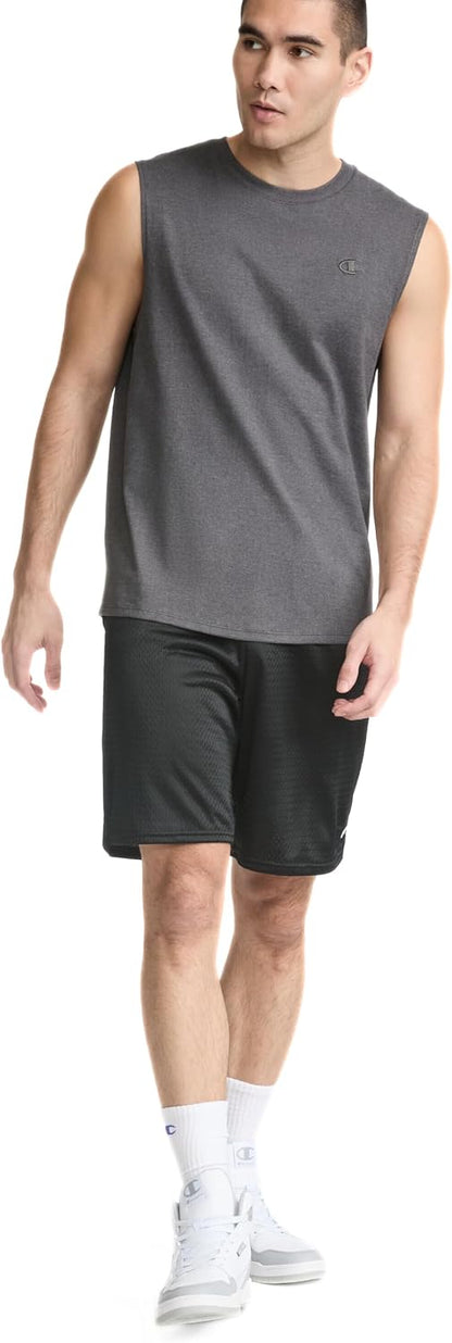HOTChampion Men's Muscle Tank, Classic Graphic Muscle Tee, Sleeveless T-shirt for Men (Reg. Or Big & Tall)
