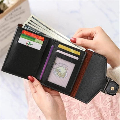HOTSpacious & Functional Classic Durable Wallet for Slim Minimalist Billfold Simple and Fashionable Large-Capacity Purses with Hidden Card Slots Design Clutch Purse
