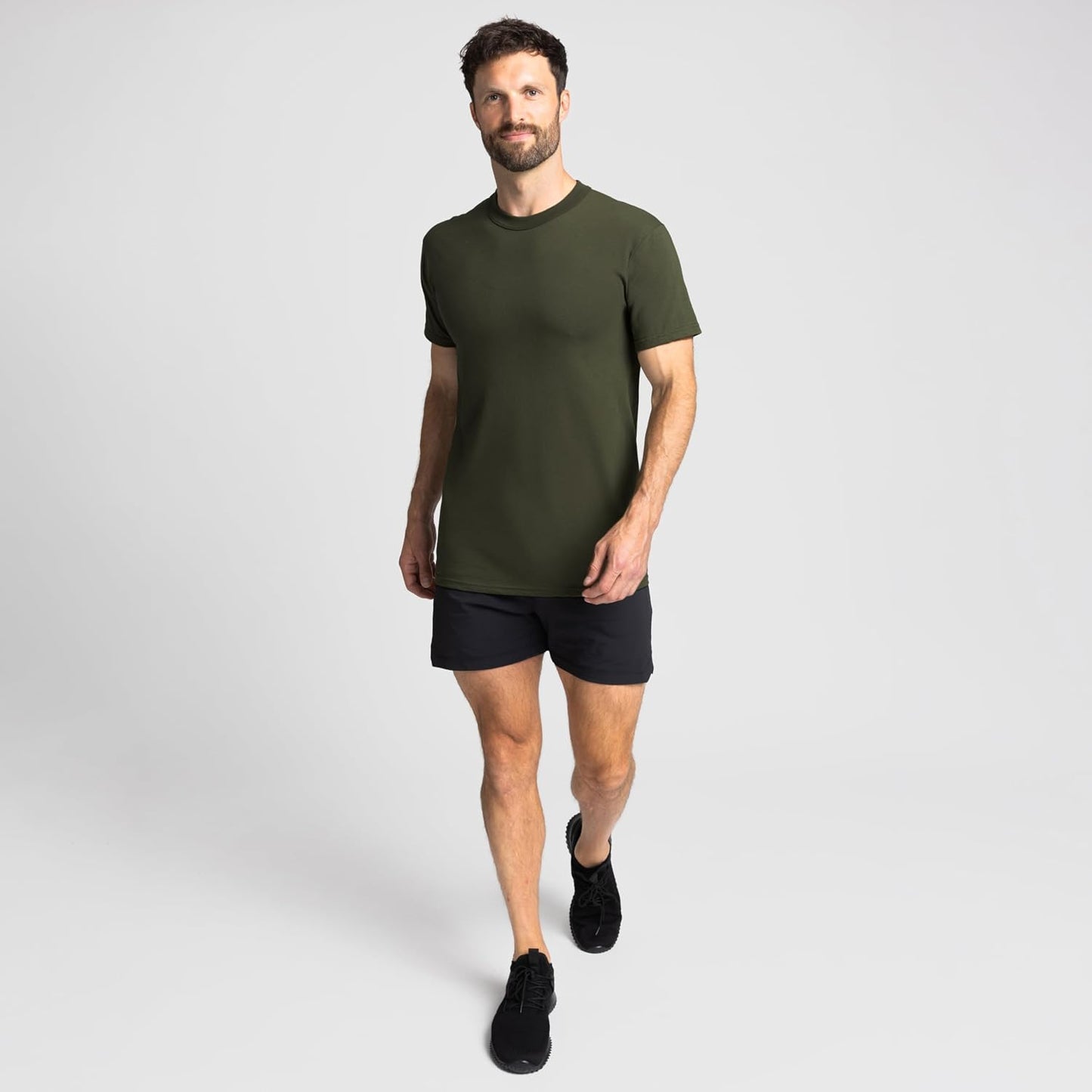 HOTSoffe Men's 3 Pack - USA Poly/Cotton Military Tee