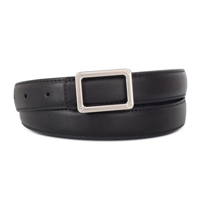 HOTAurolran Women's Leather Belt with Buckle - Ideal for Dresses, Jeans, and Coats