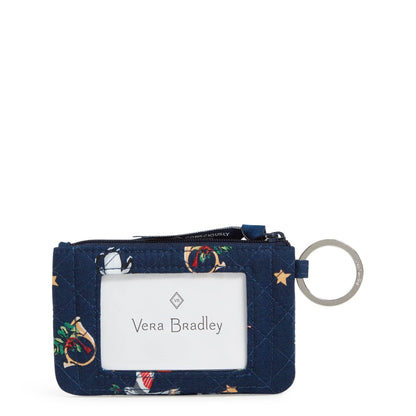 HOTVera Bradley Women's Cotton Zip ID Case Wallet