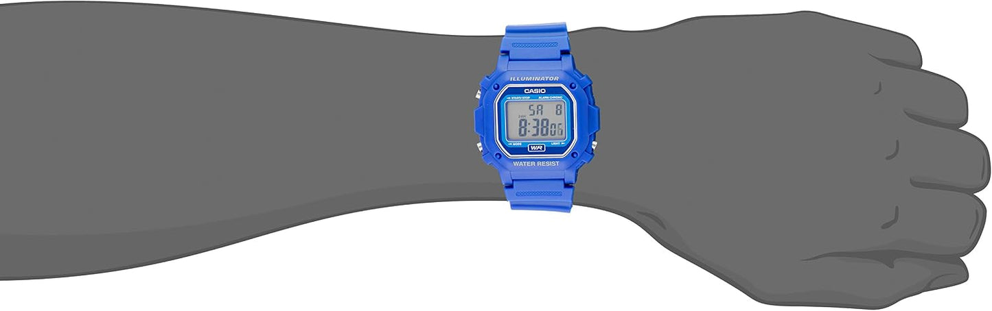 HOTCasio F108WH Series | Men's Digital Watch | Illuminator | Water Resistant | LED Light | Daily Alarm | 1/100 SEC Stopwatch | 3 Hands (HR, Min, SEC) | Date/Day Display | Daily Alarm | 7 Year Battery