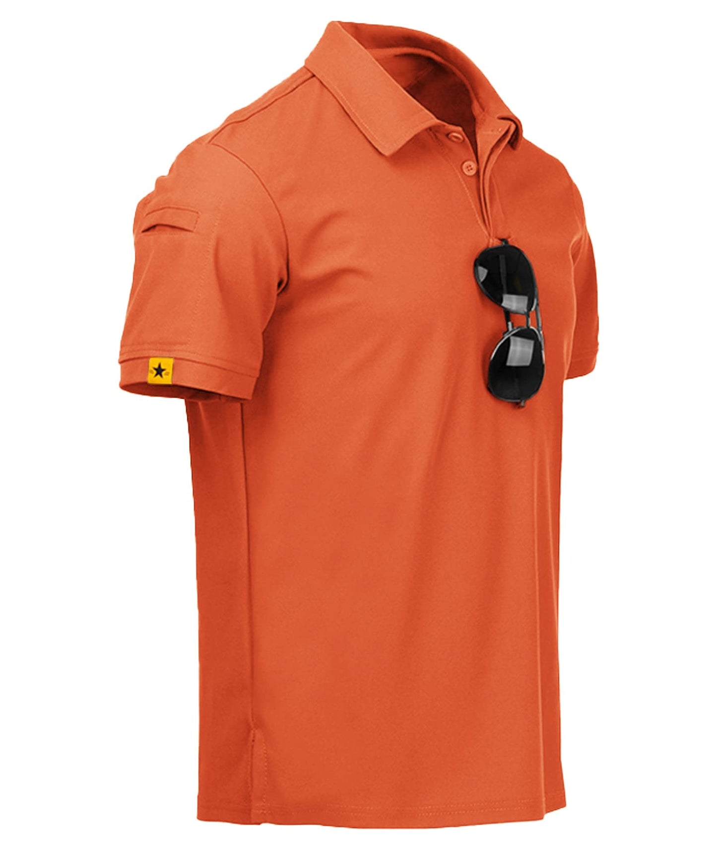 HOTV VALANCH Mens Polo Shirts Short Sleeve Moisture Wicking Golf Polo Athletic Collared Shirt Tennis T-Shirt Tops