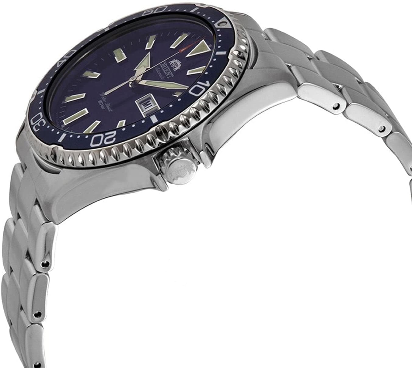 HOTOrient Men's Kamasu Stainless Steel Automatic Diving Watch with Sapphire Crystal
