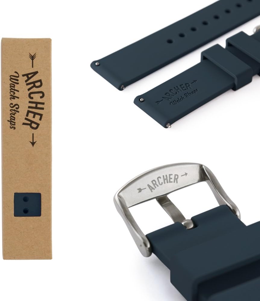 HOTArcher Watch Straps - Soft Silicone Quick Release Watch Bands