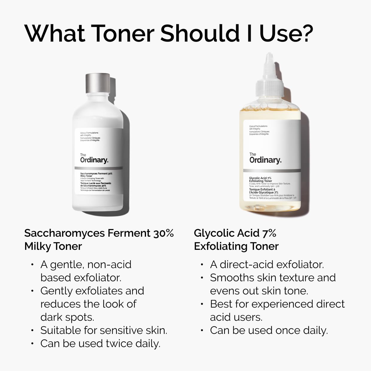HOTThe Ordinary Glycolic Acid 7% Exfoliating Toner, Brightening and Smoothing Daily Toner for More Even-Looking Skin Tone