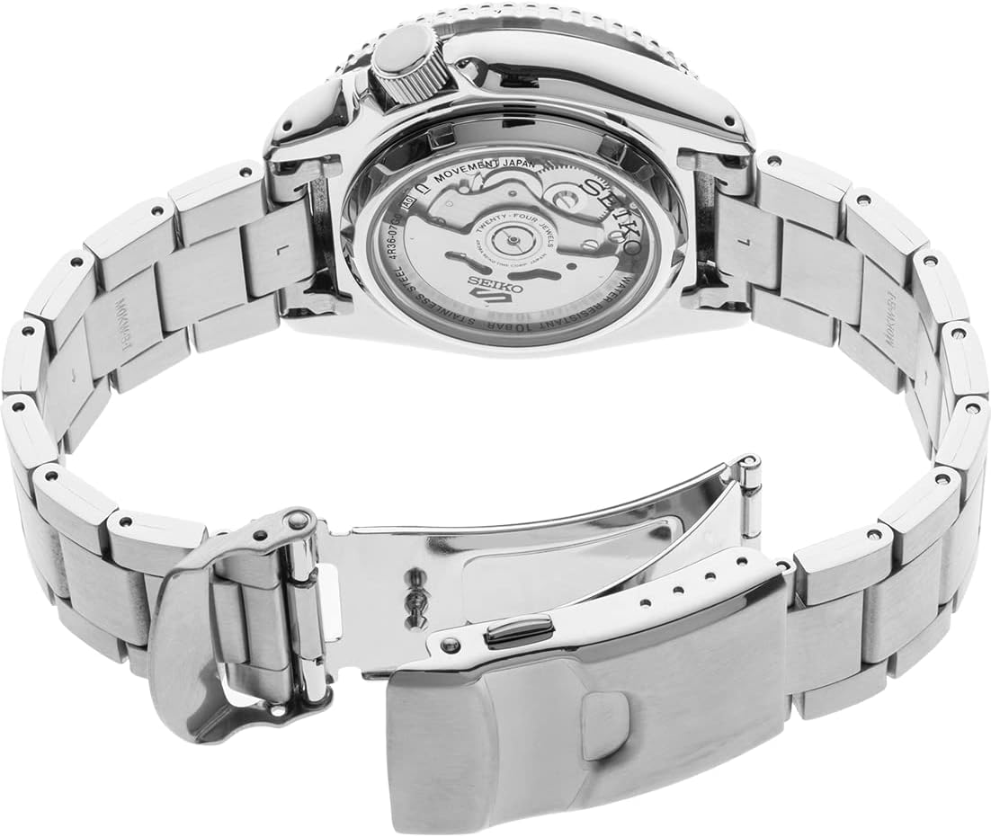 HOTSEIKO 5 Sports Automatic Watch for Men | 5 Sports - Day/date Calendar, Lumibrite Hands and Markers, Rotating Bezel, 100m Water-Resistant, 4R36 Movement