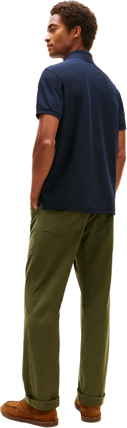 HOTTommy Hilfiger Men's Short Sleeve Moisture Wicking Stretch Polo Shirt With Quick Dry + Uv Protection