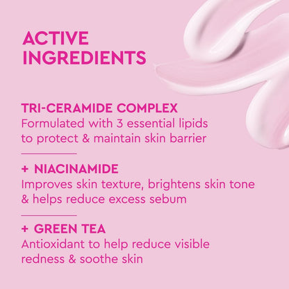 HOTBYOMA Moisturizing Gel Cream - Barrier Repair Cream/Gel Face Lotion with Niacinamide and Green Tea - Ceramide Face Moisturizer for Dry Skin - Alcohol Free, Oil Free Face Moisturizer - 1.69 fl. oz