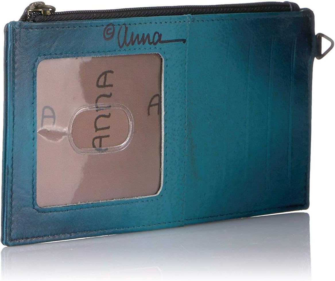 HOTAnna by Anuschka Women's Hand Painted Genuine Leather Organizer Wallet | Hand Painted