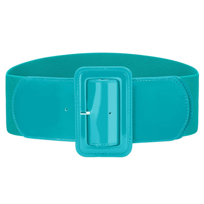 HOTVONMELLI Stretchy Wide Women Belts Elastic Vintage Belts for Women Fashion Ladies Waist Belt for Dress
