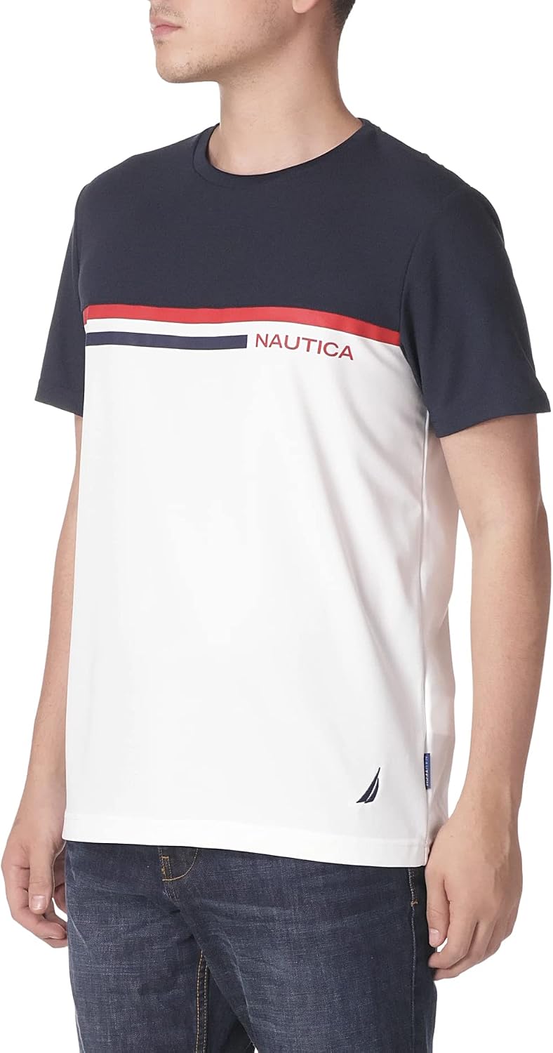 HOTNautica Men's Nautica Men's Navtech Colorblock Tee