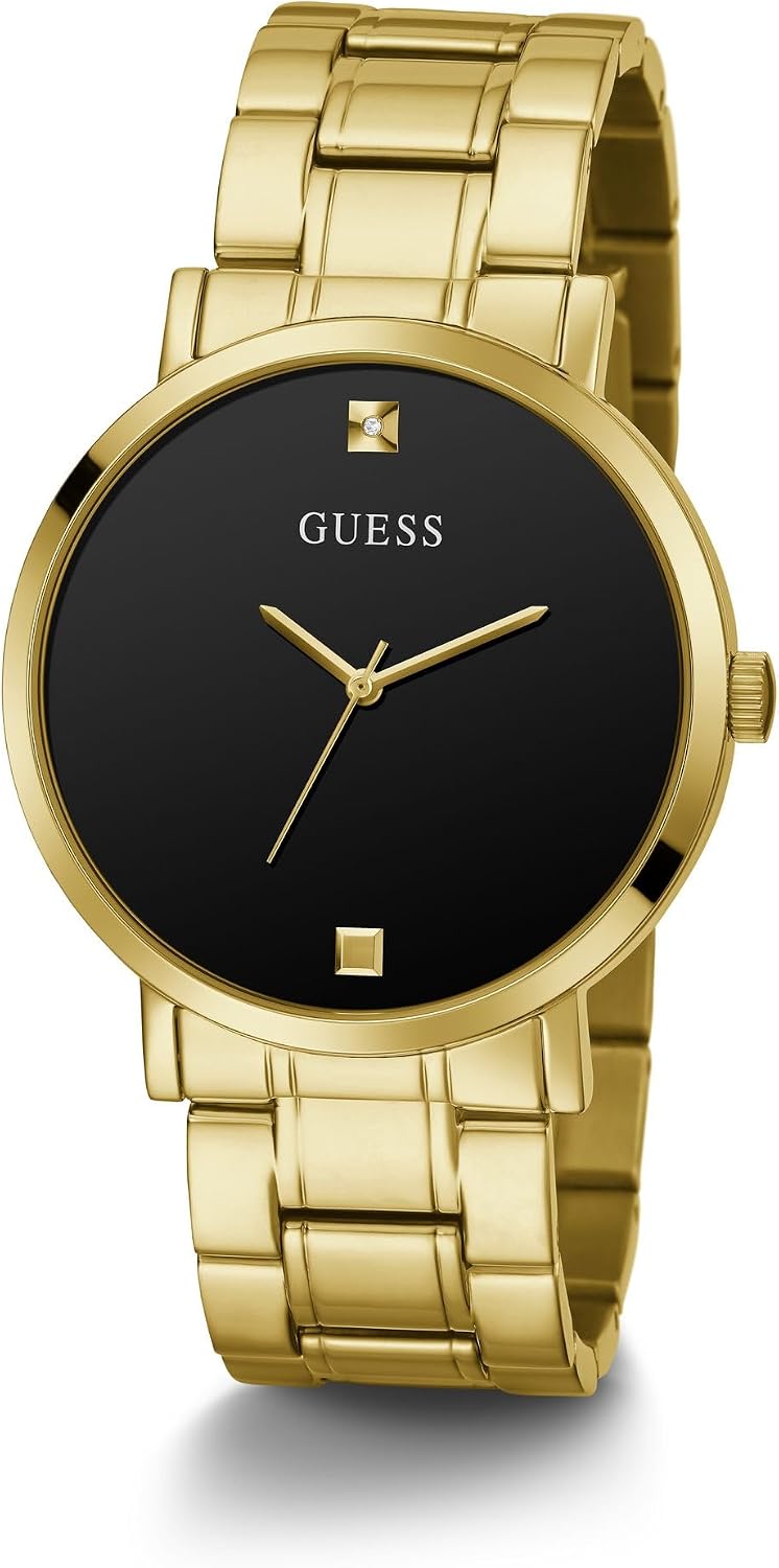 HOTGuess Stainless Steel Genuine Diamond Dial Watch