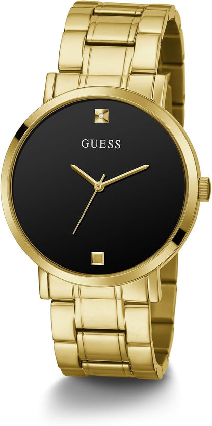 HOTGuess Stainless Steel Genuine Diamond Dial Watch