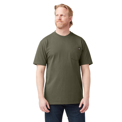 HOTDickies Men's Heavyweight Heathered Short Sleeve Pocket T-Shirt