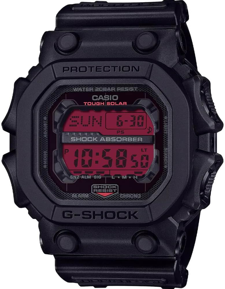 HOTCasio G-Shock Black Resin Red Digital Oversized Watch GX-56BBR-1