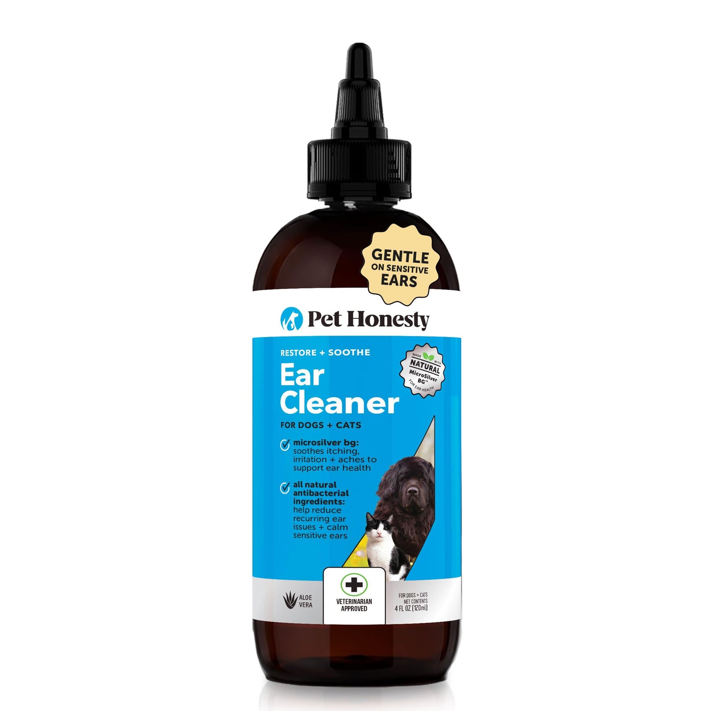 HOTPet Honesty Chlorhexidine Cat & Dog Seasonal Itch Relief Shampoo, for Allergies, Itching, Skin and Coat Supplement, Helps Shedding, Hot Spots, Deodorizing Dog Shampoo & Grooming Supplies,16oz