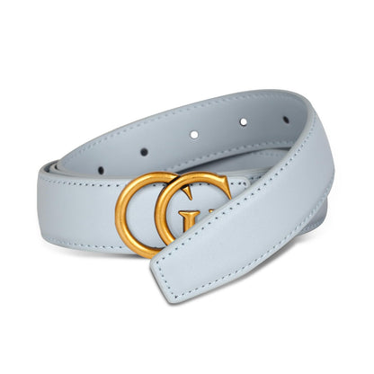 HOTAurolran Women's Leather Belt with Buckle - Ideal for Dresses, Jeans, and Coats