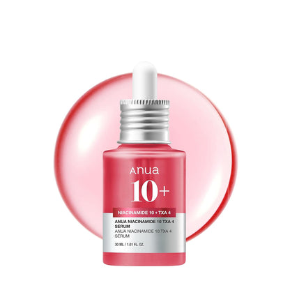 HOTAnua Niacinamide 10 + TXA 4 Serum, Dark Spot Care, Hyaluronic Acid, Tranexamic Acid, Lightweight & Hydrating All-in-One Daily Facial Serum for Glass Skin, Korean Skincare, 1.01 fl.oz