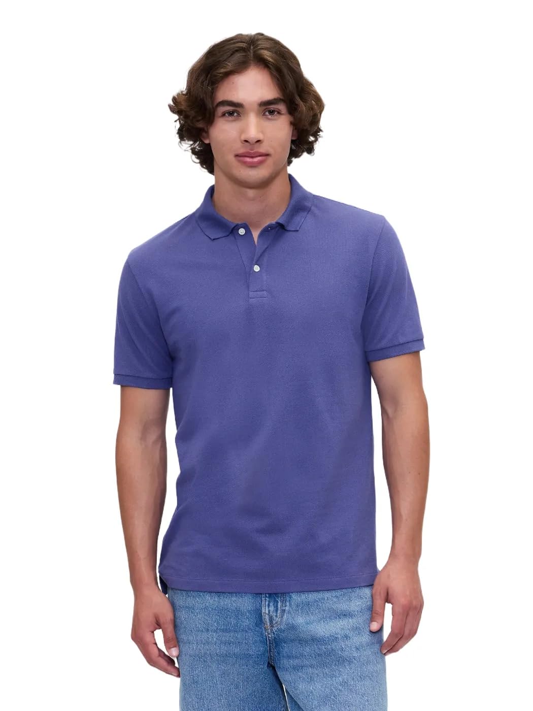 HOTGap Men's Stretch Pique Polo Shirt