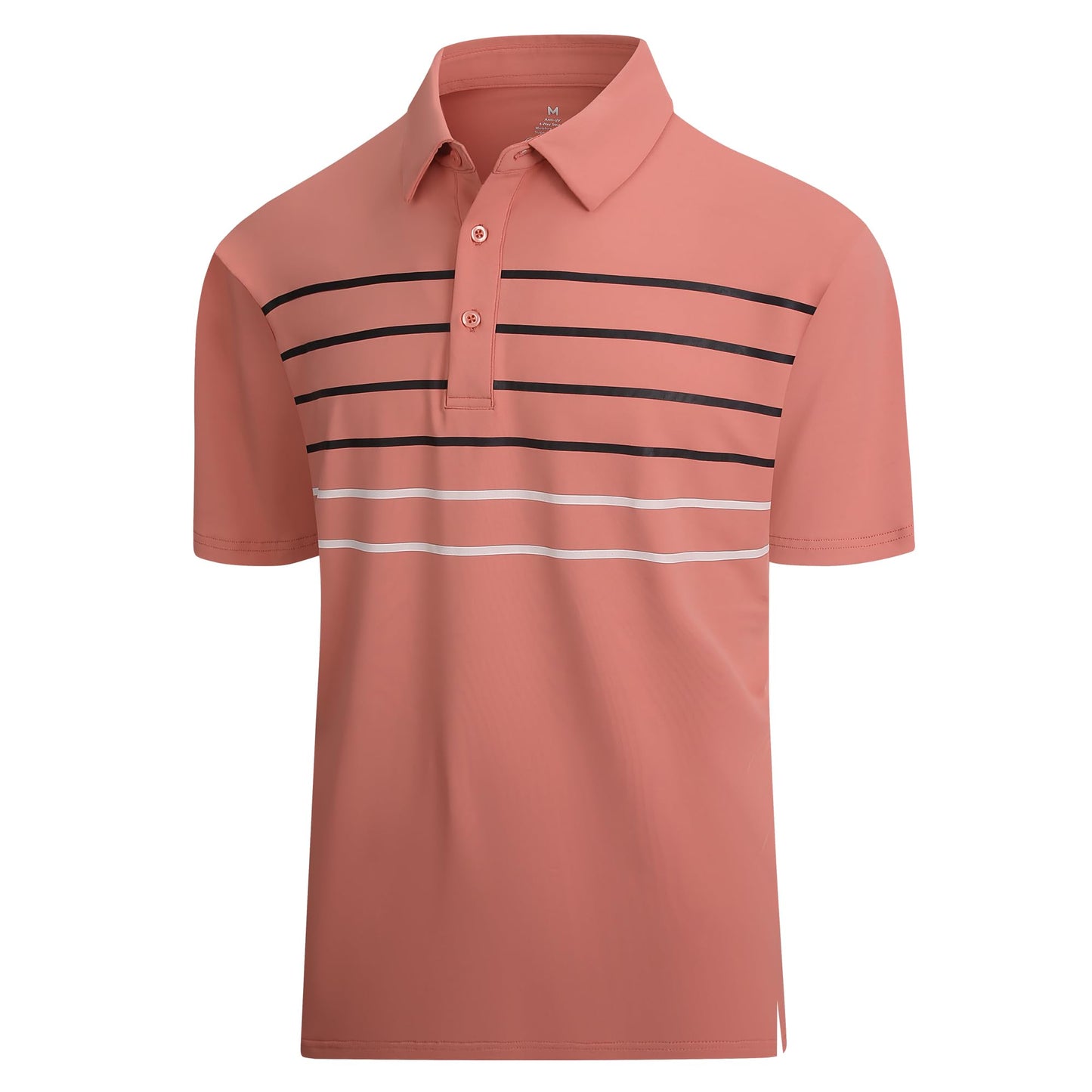 HOTAlex Vando Mens Golf Shirt Moisture Wicking Quick-Dry Short Sleeve Polo | UPF40,Soft & stretch,Sweat resistant,Multi-scene sports & office apparel