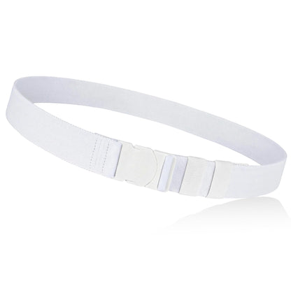 HOTWaist Wow No Show Invisible Elastic Belts for Women Men Adjustable Web Stretch Belt with Non-Metal Buckle for Jeans Pants