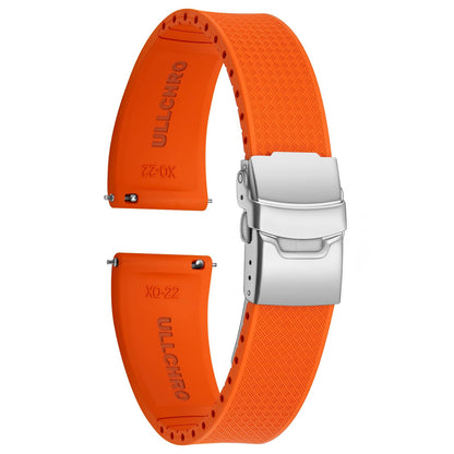 HOTSilicone Watch Band Quick Release Strap FKM Waterproof Watch Bands for Men 20mm 22mm Replacement Strap Sport Rubber Watchband