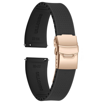 HOTSilicone Watch Band Quick Release Strap FKM Waterproof Watch Bands for Men 20mm 22mm Replacement Strap Sport Rubber Watchband