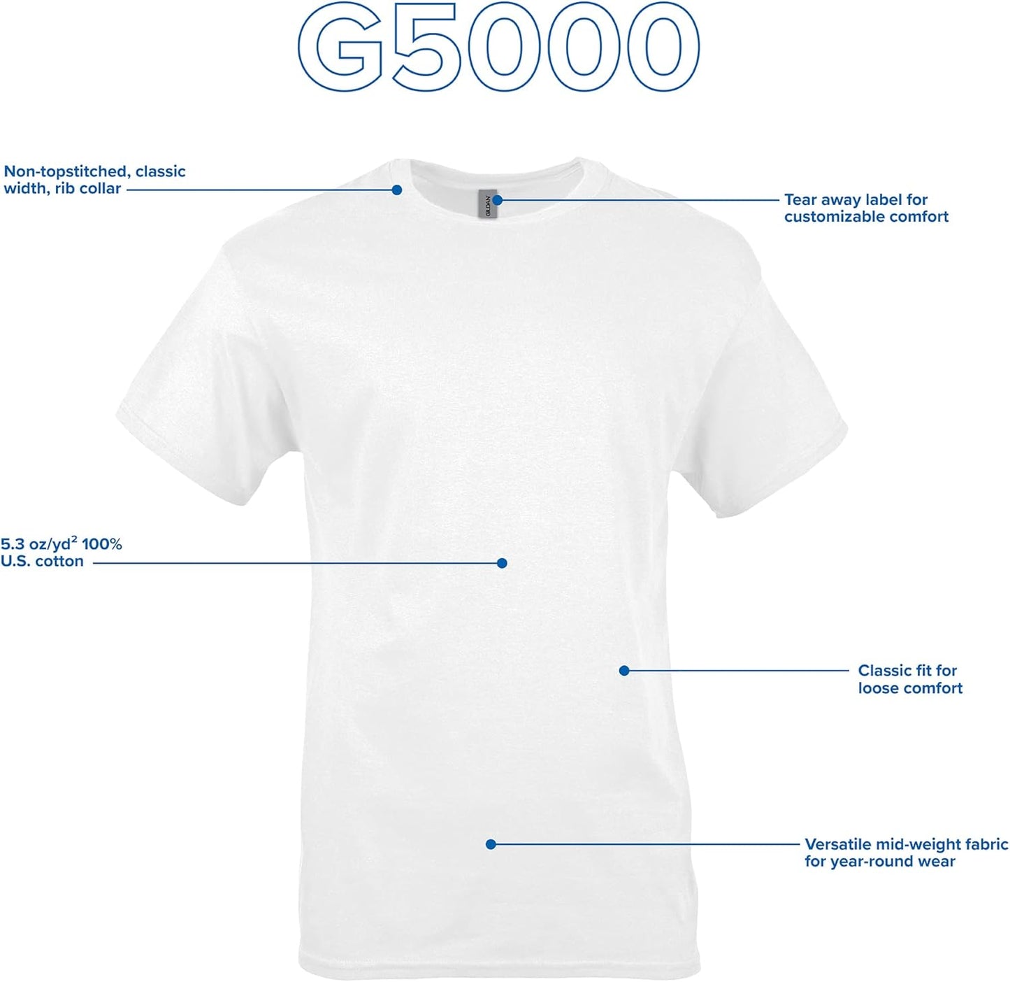 HOTGildan Adult Heavy Cotton T-Shirt, Style G5000