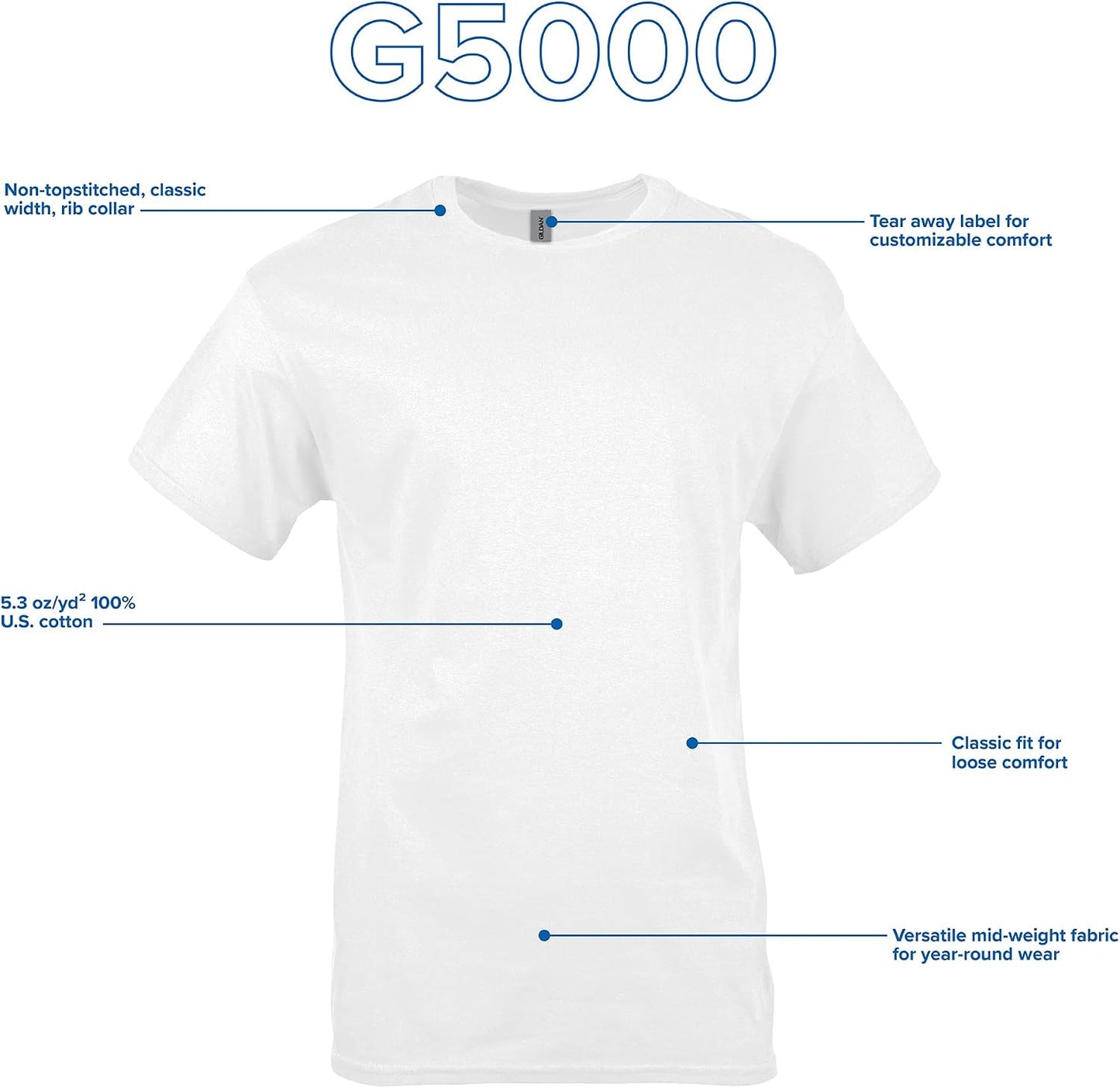 HOTGildan Adult Heavy Cotton T-Shirt, Style G5000