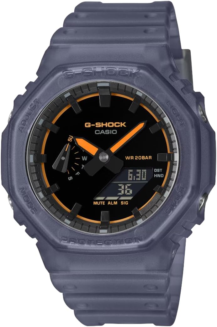 HOTCasio G-Shock Smoke Light Analog-Digital Blue Resin Watch GA2100K-2A