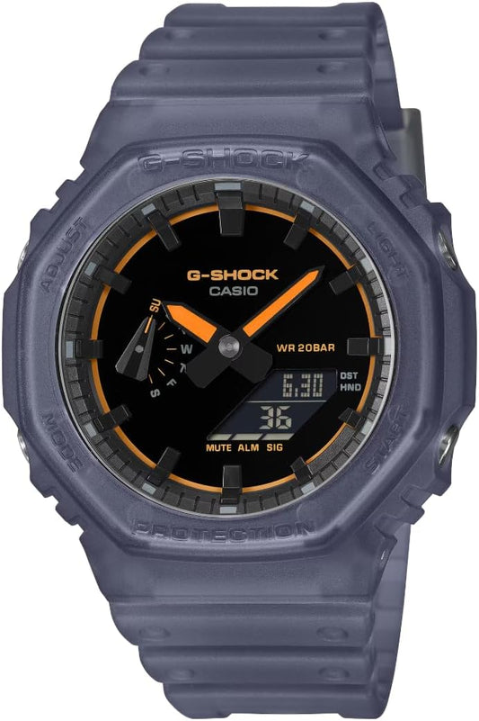 HOTCasio G-Shock Smoke Light Analog-Digital Blue Resin Watch GA2100K-2A
