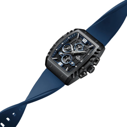 HOTNAVIFORCE Men Quartz Watch Auto Date Week Business Dress Analog Wrist Watches