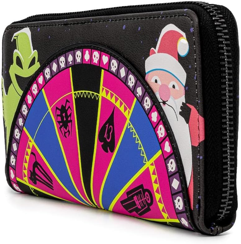 HOTLoungefly Licensed Nightmare Before Christmas Oogie Boogie Metal Zip Around Wallet