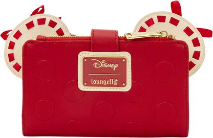 HOTMinnie Mouse Rock The Dots Coquette Flap Wallet