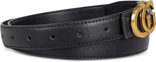 HOTAurolran Women's Leather Belt with Buckle - Ideal for Dresses, Jeans, and Coats