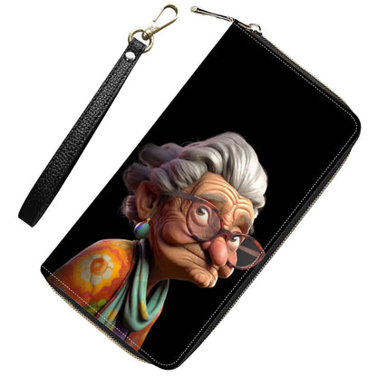 HOTWomens Wallet,RFID Blocking Large Capacity Clutch,Zip Around Leather Purse with 8 Card Slots,Bill Compartments Coin Pocket - Dragon